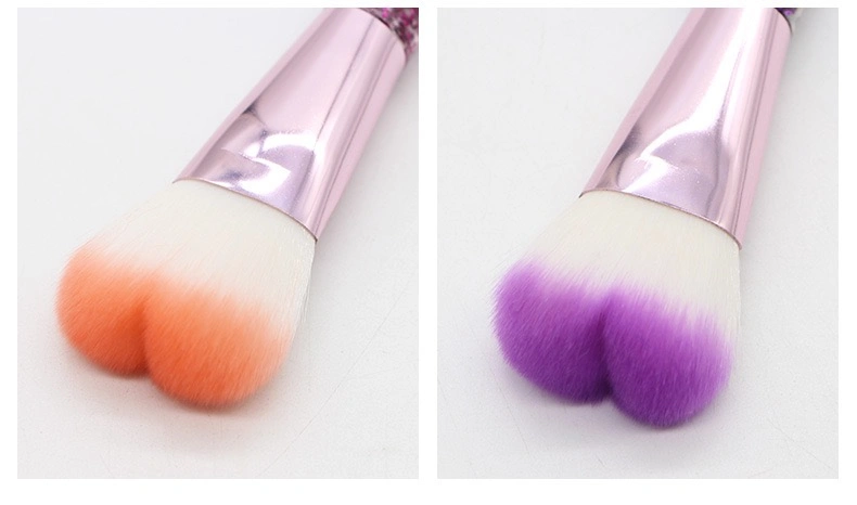 Glitter Handle Powder Brush Plastic Handle Makeup Brush