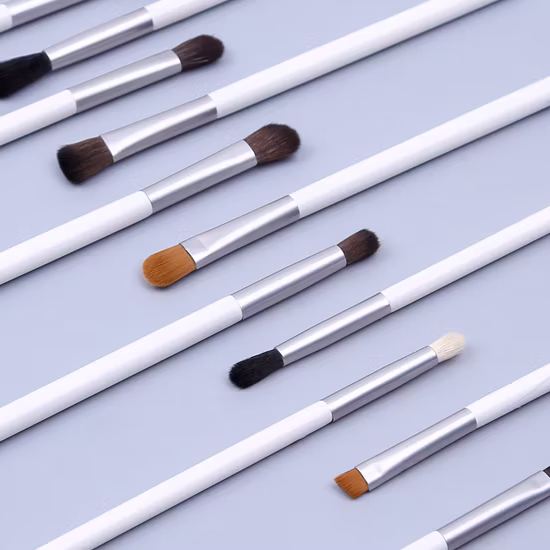 Beautichen Private Label Make-up-Pinsel aus synthetischem Haar, 12-teiliges Make-up-Pinsel-Set für Rosa, Rouge, Puder, Foundation